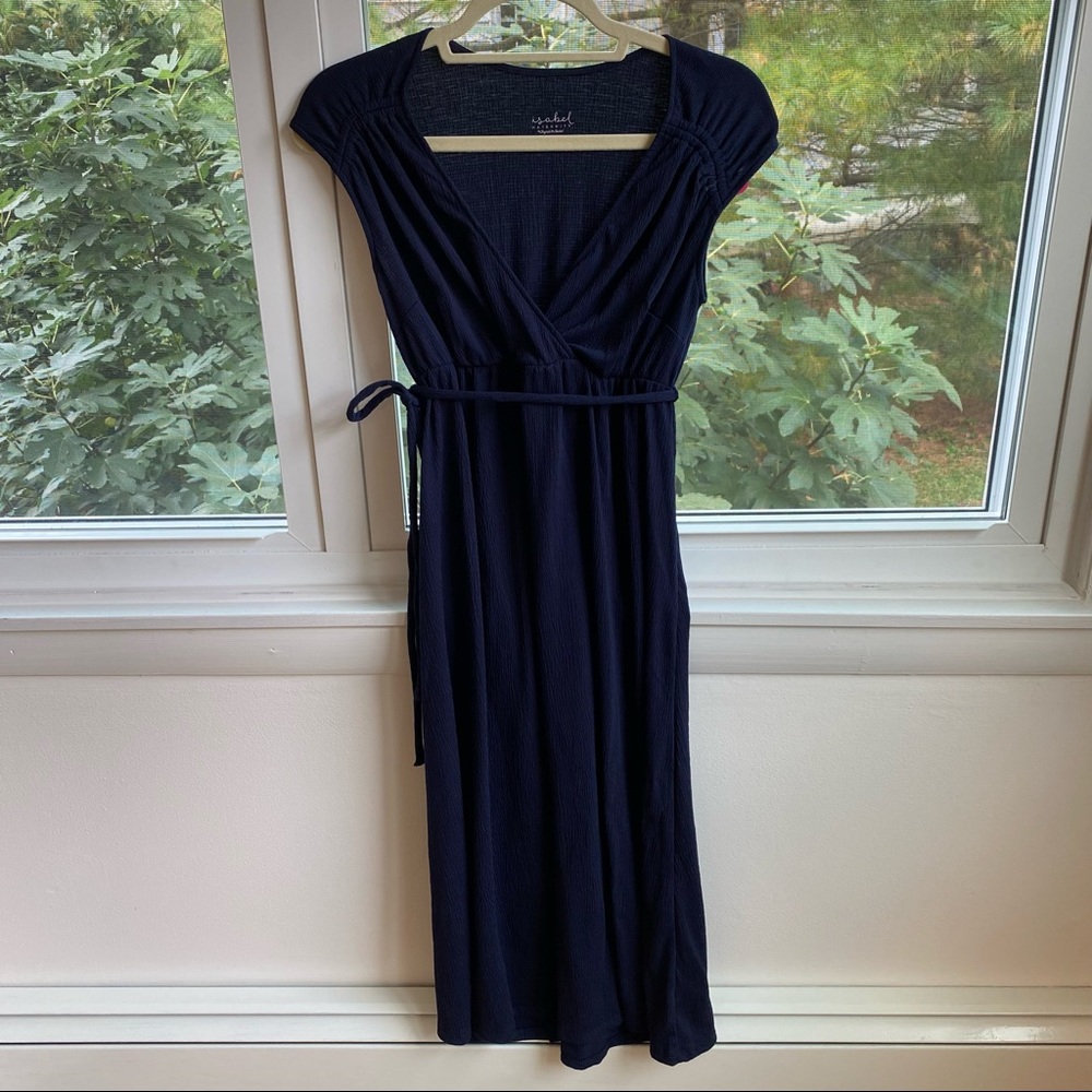 Brand new navy maternity dress